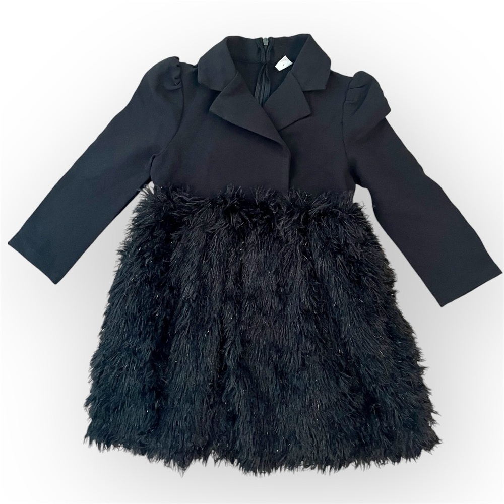 Formal, black toddler dress